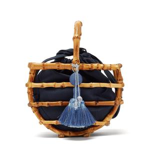 Delle donne Borsa di Bambù Handmade Cestino <span class=keywords><strong>Nido</strong></span> di Grandi Dimensioni Sacchetto di Hollow Tote Lanterna Borsa Da Spiaggia - Product Image 1