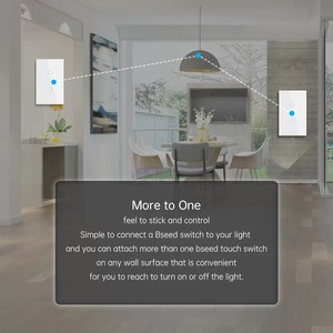 Liên lạc thông minh Nhà tường thiết bị chuyển mạch thông minh interruptor 2-cách hỗ trợ cho HomeKit Alexa Google nhà điện sản phẩm trang trí nội thất 10A - Product Image 5