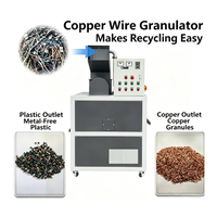 Machine de granulation électrique mini pour recyclage de fil de cuivre, séparateur de déchets de fil de cuivre, granulés de cuivre, vente chaude