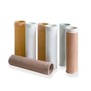 Yüksek sıcaklık hava için yüksek kalite asfalt imalathanesi NOMEX filtre torbası