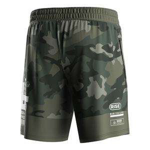 กางเกงชอร์ตฟิกเกอร์ลายพรางสองชั้น ตัดเย็บแบบซูเปอร์ไฮสลิตเพื่อประสิทธิภาพสูงสุด ไม่ต้องใส่กางเกงชั้นในเพิ่มเติมสำหรับ BJJ MMA - Product Image 6