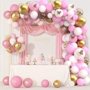 162 pcs Gender Reveal Party Luftballons Blau und Rosa Ballon Girlande Kits Baby Shower Geburtstag Dekoration - Product Image 3