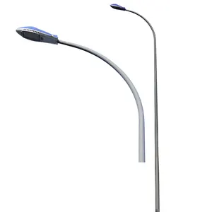 High Quality Galvanized Octagonal Steel Street Lamp Post