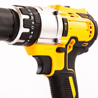 Fournisseur OEM – Perceuse sans fil 21V sans balais avec batterie au lithium et coffret en alliage d'aluminium – Ensemble d'outils électriques – Vente en gros mondiale