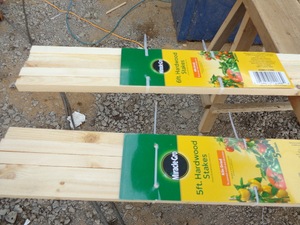 เสาไม้รั้วไม้เสาไม้ระแนงและประตูวิลล่าผ่านการอบร้อนด้วยความร้อนแบบไม้1.5เมตร - Product Image 3