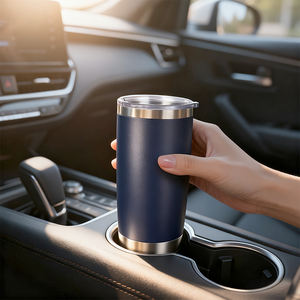 Gobelet isotherme en acier inoxydable personnalisable de 20 oz - Garde au froid et au chaud, anti-fuite, sans BPA, design moderne pour les voyages et l'extérieur - Product Image 5