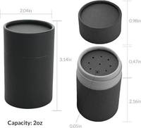Tube cylindrique écologique personnalisé en poudre, design premium, conteneur recyclable pour épices, shampoing, poudre
