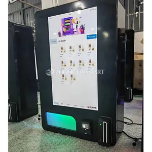 Mini distributeur automatique mural de vente chaude avec ID IC DL INS E-CARD vérification de l'âge IR
