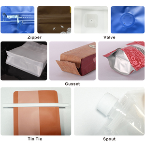 Bolsas de Embalaje para <span class=keywords><strong>Café</strong></span> y Bebidas con Cierre Hermético, Compostables y Resistentes a la Humedad, con Válvula, 500G 1Kg 5Kg, Bolsas Verticales - Product Image 4