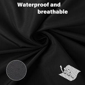 Capa de Peluquería Negra con Logotipo Personalizado al por Mayor, Capas de Barbero Impermeables de Alta Calidad para Adultos - Product Image 5