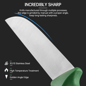 Couteau de fabricant Yangjiang pour la cuisine familiale avec poignée en PP 3Cr13 Super Sharp 6 pouces <span class=keywords><strong>Pro</strong></span> Chef couteau couteau de coupe cuisine - Product Image 4