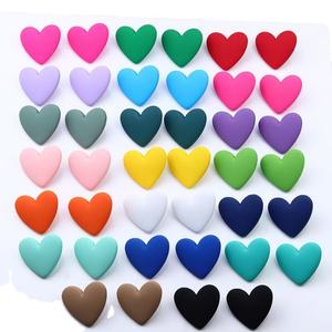 Pendientes de Acrílico con Forma de Corazón Grande al por Mayor, Color Caramelo, Joyería Moderna para Mujeres y Niñas, para Todas las Ocasiones, Decoración de Perlas - Product Image 1