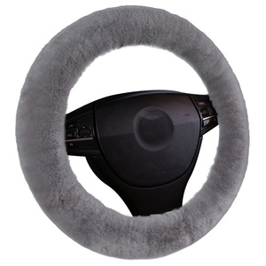 Xiantong Pure Australian Wool Winter Short Plush Car Steering Wheel Cover Cute New Style Fitment Universal Made China for - Product Image 5