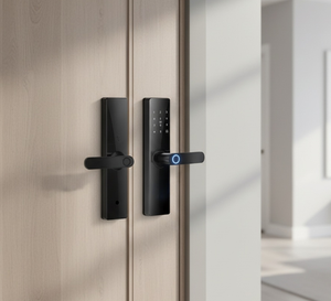 ระบบล็อค<span class=keywords><strong>ป</strong></span>ระตูไม้แบบสมาร์ท 6-in-<span class=keywords><strong>1</strong></span> พร้อมลายนิ้วมือ รหัสผ่าน บัตร IC แอ<span class=keywords><strong>ป</strong></span>พลิเคชัน และรองรับ Tuya รองรับหลาย<span class=keywords><strong>ภาษา</strong></span> เพื่อความปลอดภัยในบ้าน - Product Image 2