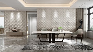 자체 접착 쉬운 설치 3D 가죽 벽 시트 - Product Image 4