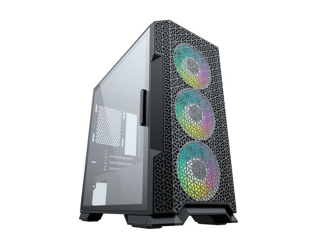 New Fashion Hot Sale Desktop M-Atx Gaming Computer Case With Rgb Cooling Fans Case Gamer Pc
