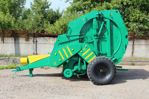 Empacadora redonda sin correa de alta calidad, maquinaria de cosecha de cosechadoras de máquinas agrícolas, empacadora redonda de granja - Product Image 4