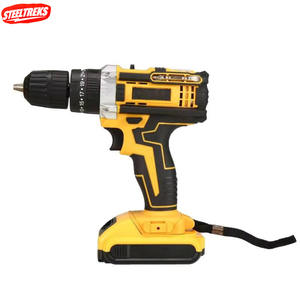 ชุดเครื่องมือไร้สาย 21V ขนาดกะทัดรัดและน้ำหนักเบา แบตเตอรี่ลิเธียม พร้อมการตั้งค่าความเร็ว 2 ระดับ เหมาะสำหรับงานเจาะในบ้านและงาน DIY - Product Image 2