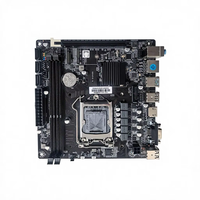 Nouvelle carte mère de bureau ITX TG-H310 noire, mini-ordinateur de bureau, LGA 1151, DDR3, double SATA, 32 Go de RAM, prend en charge les processeurs de 6e/7e/8e/9e génération