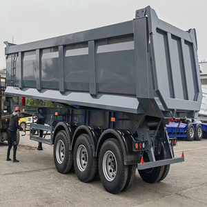 Semi-remorques autopropulsées en acier de fabrication chinoise CARROWAY, remorques de chargement lourdes, charge utile >30000 kg, 10000x2490x3550 mm - Product Image 3