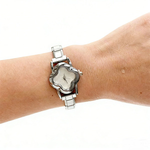 <span class=keywords><strong>Montre</strong></span> à quartz pour femme en acier inoxydable, design italien frais et élégant, avec breloques, pour personnalisation DIY - Product Image 3