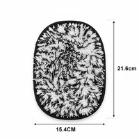 Esun Gant de lavage multifonction en microfibre de polyester super doux et écologique, séchage rapide, coins arrondis, pour usage domestique