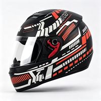 Casque de moto intégral Cyber Mechanical Tech Graphic, nouvelle coque ABS, homologué ECE 22.06 et DOT, fermeture rapide, coton