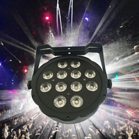 Nouvelle Arrivée Lumière LED à Tête Mobile Animée Pleine Couleur DMX512 12x4W RGBW Projecteurs à Faisceau IP33 Ra90 pour DJ, Bar, Club, Mariage
