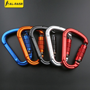 Mosquetón de Seguridad Tipo D, 25kN, Aleación de Aluminio, Bloqueo, Montañismo, Escalada, Rappel, Uso en Exteriores - Product Image 5