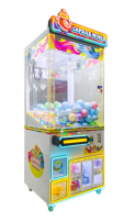 Leon Capsule World Crane Machine Game Jeu basé sur les compétences Amusement à pièces Machine à griffes en métal et en plastique Capacité primée
