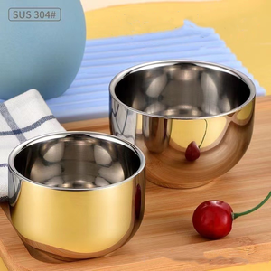 Tasse à vin en acier inoxydable double couche anti-brûlure anti-goutte petit <span class=keywords><strong>verre</strong></span> à vin en acier inoxydable pour la maison et le restaurant - Product Image 2