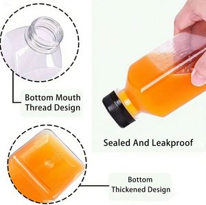 Offre Spéciale – Bouteille Ronde en PET de 250 ml à Prix Avantageux avec Bouchon à Vis et Impression Sérigraphique pour Sodas et Thés - Product Image 4