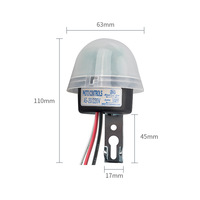 Interrupteur automatique à photocellule 3 fils AS-20 Successpower pour éclairage public, AC 220V DC 12V 10A, capteur en aluminium