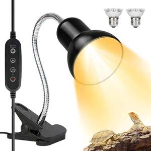 Lampada Riscaldante <span class=keywords><strong>per</strong></span> Rettili con Grande Cupola, Lampada UVB con Timer, Lampada Solare al Calcio <span class=keywords><strong>per</strong></span> <span class=keywords><strong>Tartarughe</strong></span>, Lucertole e Anfibi - Product Image 4