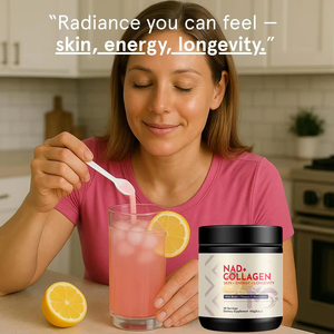 Suplemento de Colágeno Liposomal NAD+ de 500 mg OEM con Resveratrol, Vitamina C y Biotina para un Envejecimiento Saludable, Energía, Cabello, Piel y Uñas - Product Image 3