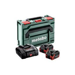 ชุดแบตเตอรี่ Metabo Base Set 2 X LiHDX 8.0 Ah ASC 290 พร้อม metaBOX 145 สำหรับเครื่องมือ 18 โวลต์ - Product Image 3