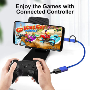 Dajiang OEM tùy chỉnh 2-in-1 <span class=keywords><strong>USB</strong></span> type-C/Micro <span class=keywords><strong>USB</strong></span> <span class=keywords><strong>Adapter</strong></span> <span class=keywords><strong>USB</strong></span> <span class=keywords><strong>3.0</strong></span> OTG <span class=keywords><strong>Adapter</strong></span> Cable màu xanh TUV verfied Nhà cung cấp - Product Image 4