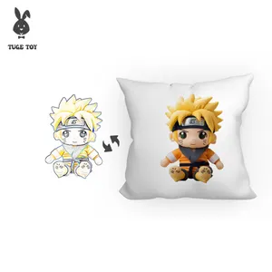 Manufacture Custom Throw Pillow Anime Pillow Small Moq Customize Plush Pillow Plush Logo