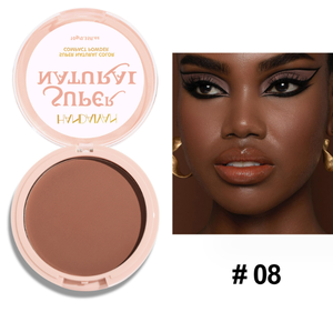 Özel etiket makyaj 8 renk giyen yağsız mat preslenmiş toz paleti makyaj tam kapsama makyaj vakıf ve toz - Product Image 5