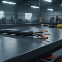 Cable Aislado de Cobre y Goma YCM Resistente al Desgaste e Impermeable 450/750V con Revestimiento CR de Alta Resistencia para Estaciones de Energía Industriales y Ferroviarias