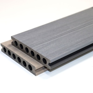 <span class=keywords><strong>Plancher</strong></span> extérieur en composite WPC Matériau écologique Planches de pont en composite Markdown Sale - Product Image 2