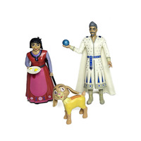 XR 6 pièces un ensemble le souhait roi sur le thème fête poupée figurine gâteau topper