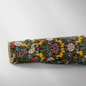 Chấp Nhận Tùy Chỉnh Thiết Kế Kỹ Thuật Số In 100% Bông Poplin Voile 76gsm Trọng Lượng Nhẹ Precut Bó Màu Xanh Hồng Vàng Hoa Vải - Product Image 3