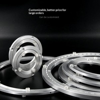 Esstisch-Drehplatte mit Kreuzrollenlager, getriebelose Aluminiumlegierung, drehbare Gleitschiene, Hardware