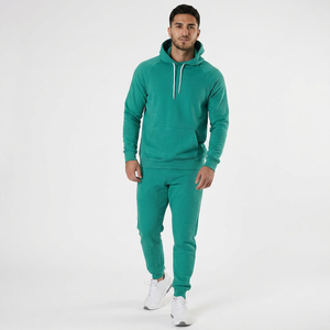 Ensemble de survêtement d'entraînement en molleton technique pour homme grande taille 2026, motif uni, deux pièces, écoresponsable, pour l'hiver - Product Image 1