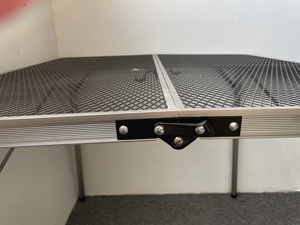 Bảng gấp thẻ vuông, gấp di động nhẹ trong một nửa Bảng thẻ nhỏ cho người lớn sử dụng ngoài trời trong nhà, màu trắng - Product Image 3