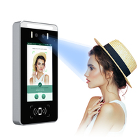 Thinmoo - Sistema de Control de Acceso con Reconocimiento Facial Impermeable, Lector de Tarjetas NFC, Logotipo Personalizable, Detección de Movimiento, Huella Dactilar y Video
