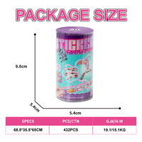 Luckytoys Pas Cher En Plastique Personnalisé Faire Vos Propres Bijoux DIY Bracelet Perles Jouet Enfants Ensemble Éducatif DIY Art Autocollant Bracelet