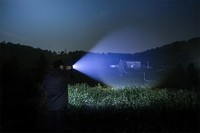 Lampe de poche LED 20W P50 P50 haute puissance 2000lm longue portée étanche en alliage d'aluminium torche tactique avec indice IP68 rechargeable