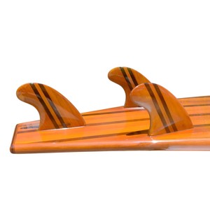 Planche à pagaie courte en bois artisanale pour sports nautiques sur lac et rivière, pour usage récréatif, 192Lx47Wx21H cm - Product Image 4
